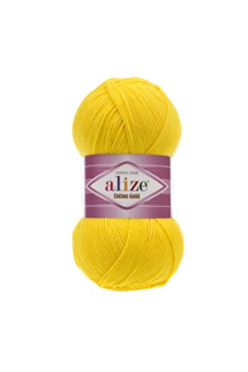 Alize Yellow Cotton Gold 110 Model Knitting Yarn