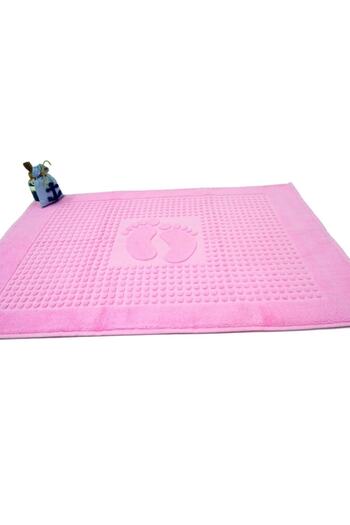 Özdilek Pink Towel Footprint Mat