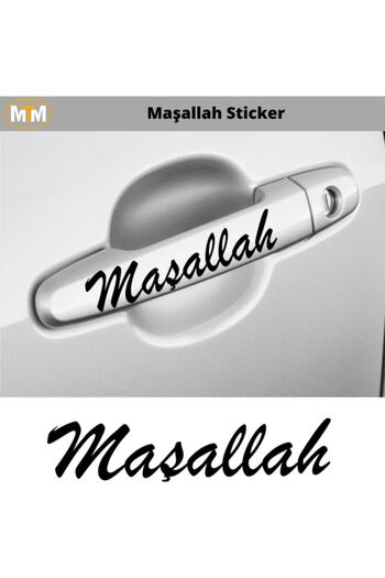 AVMmarketim Mashallah Auto Sticker 15 Cm