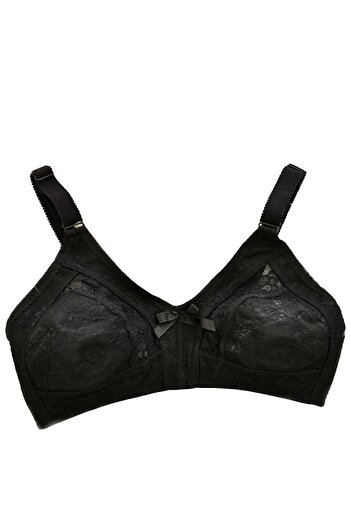 ECEM Women's Black Lace Cupping Bra