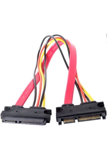 Alfais 4617 Sata Power Uzatma Kablosu 15+7 Pin (erkek - Dişi)