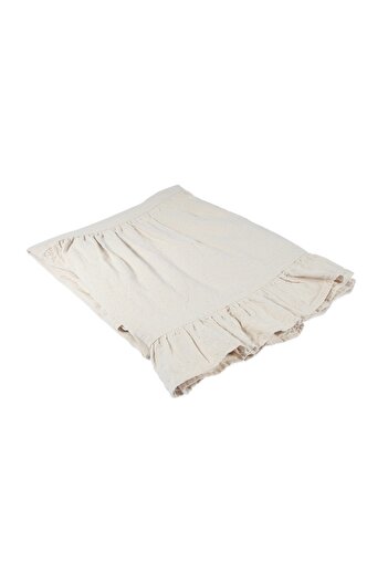 cotton maison Naturel Perde Rustik Pileli Vintage 300x185 Cm