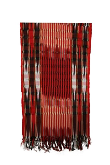 FIRATRİZEBEZİ Wide Cut Keşan Hand Woven Scarf