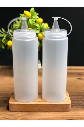 La Push Concept Masterchef Sauce and Oil Pot with 2 Wooden Stand