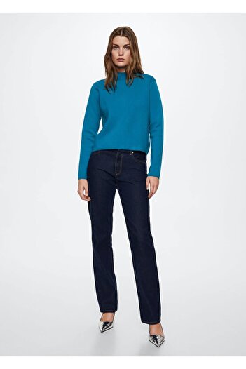MANGO Woman Perkins Collar Sweater