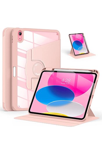 Fuchsia 10.9 2022 (10.NESİL) Uyumlu 360° Dönebilen Standlı Pino Tablet Kılıfı