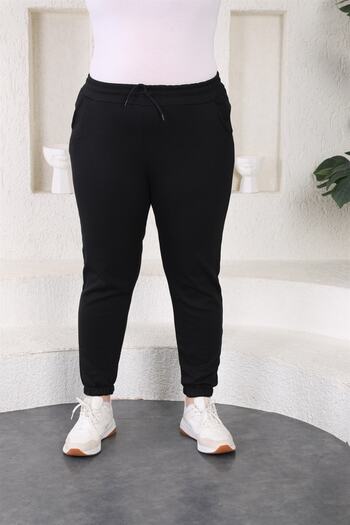 WestBound Plus Size Black Women's Jogger Sweatpants