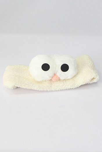 Toyaş Owl Plush Bandana Makeup Spa Hair Band Cream