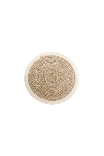 ÇIRPAN EV Wicker Cream Single American Service 35cm