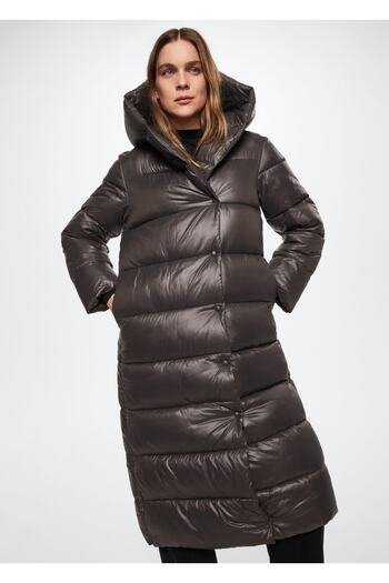 MANGO Woman Double-breasted Quilted Anorak