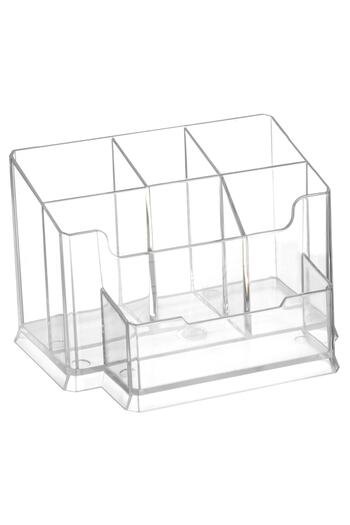 Bigpoint Bıgpoint BP182 - Transparent Desk Pen Holder
