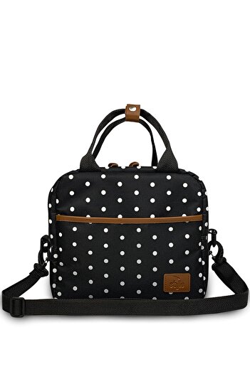 Stylo Food Bag Heat Insulated Thermal Bag Food And Meal Carrying Lunch Box With Hanger Dots