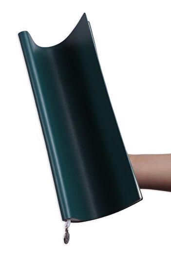 Victoria's Journals Smyth Flexy Classic Flexible Cover Vegan Leather Green 192 Sheets A4 80gr.Lined Notebook