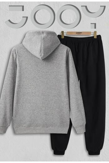 Jooy Company Bardak Design Bottom - Top Σετ φόρμας από βαμβακερή χτενισμένη κλωστή
