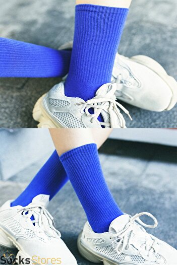Esinti Men's Socks Women's Socks Long Colorful Socks Sports Football Tennis Socks 4 Pieces