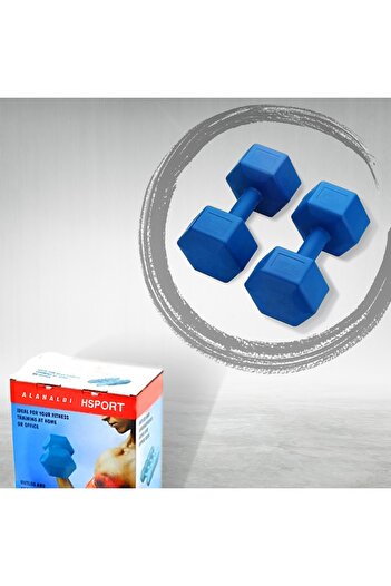 Hsport Yüksek Kalite Içi Demir Tozu Dambıl Ağırlık Seti 2x5 Kg Dumbell Set