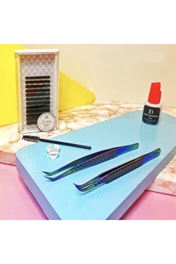 Lashlusion Ipek Kirpik Set Çek Tak