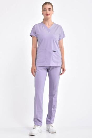 Owlet Medikal Lilac Lycra Surgical Uniform Set