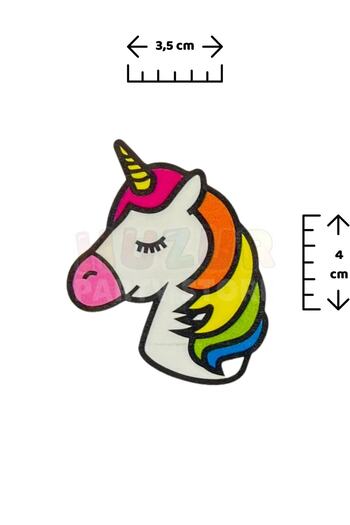 Huzur Party Store Unicorn 7 Adet Geçici Çocuk Dövmesi Doğum Günü Parti Renkli Tattoo Dövme Pony Boynuzlu At Konsepti