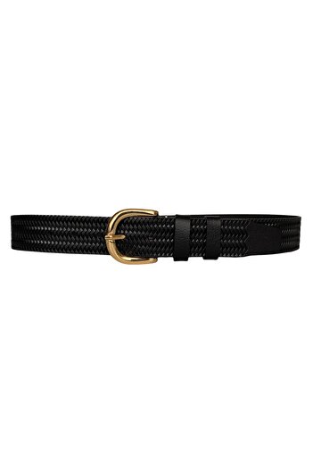 GoDeri %100 Hakiki Deri, Gold Tokalı Siyah Kadın Kot Kemeri 4 Cm=tyc00419802099