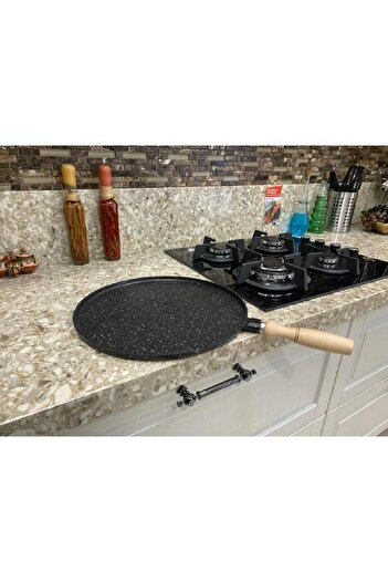 CANSUYU 35cm Black Kale Cast Iron Pancake And Crepe Pan