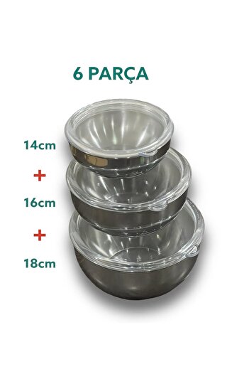 Yıldız çelik Steel Storage Container 3-Pack