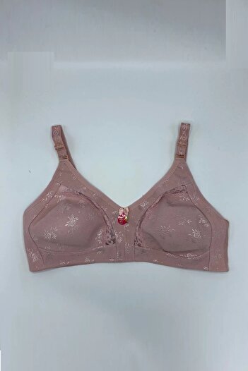 by İGP Women's Jersey Lace Detailed Plus Size Compressor Minimiser Bra