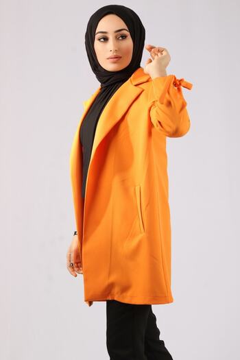 HAKKE Sleeve Eyelet Binding Jacket