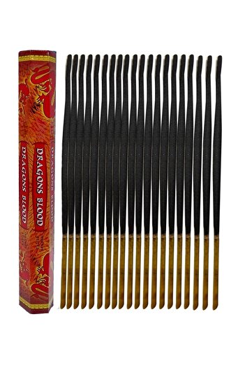 ENJOY SHOP Dragons Blood Ejderha Kanı Çubuk Tütsü 1 Paket Içi 20adet Bambu Çubuk