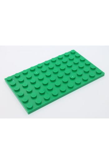 LEGO لوحة إكسسوارات أصلية مخصصة من Moc مقاس 6 × 10 طوب مسطح باللون الأخضر قطعة واحدة سيتم إرسالها