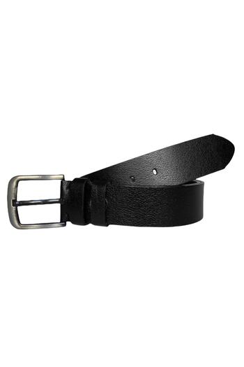 GoDeri 100% Genuine Leather Set of 3 - Black, Navy Blue, Brown 4.5 Cm Jeans Sports Belt