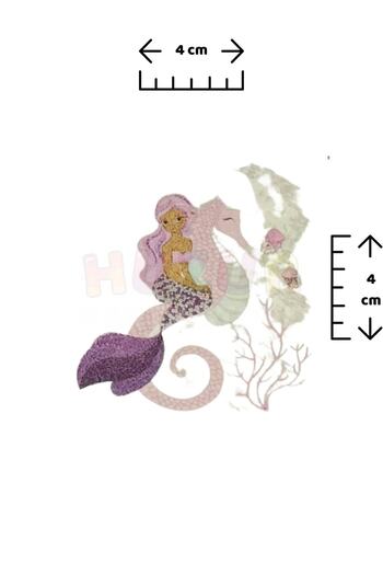 Huzur Party Store Deniz Kızı 9 Adet Geçici Çocuk Dövmesi Doğum Günü Parti Renkli Tattoo Dövme Little Mermaid Konsepti