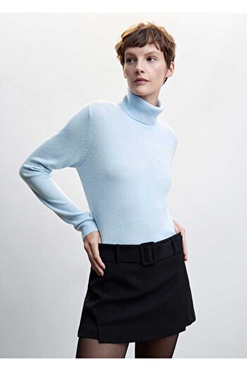 MANGO Woman Turtleneck Wool Sweater
