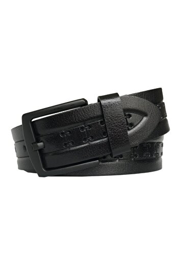 GoDeri Genuine Leather Set of 2 Jeans, Sports Belt; Black, Navy Blue 4.5 Cm = 2pcs.94-96