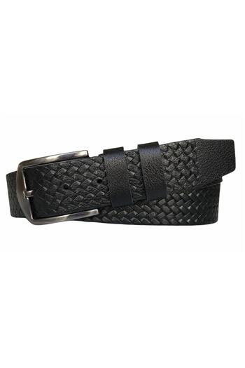 GoDeri 100% Genuine Quality Leather, Black 4 Cm One Piece Belt=dk-131-132-133