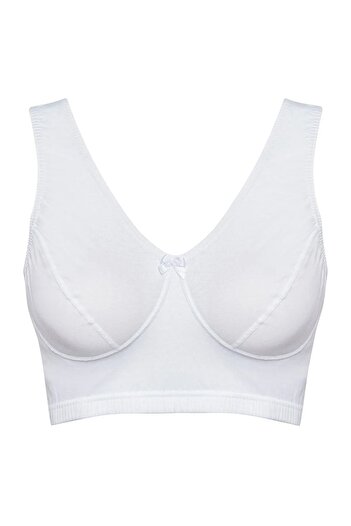 by İGP Women's Thick Strap Combed Cotton Bady Half Tank Top Bustier Bra