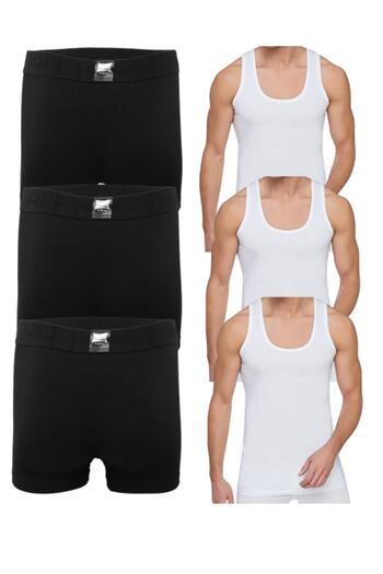 Tutku 3 Pieces of Lycra Boxer, 3 Pieces of Athlete Set