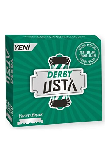 Derby Master Barber Razor 100 Pieces Half Blade