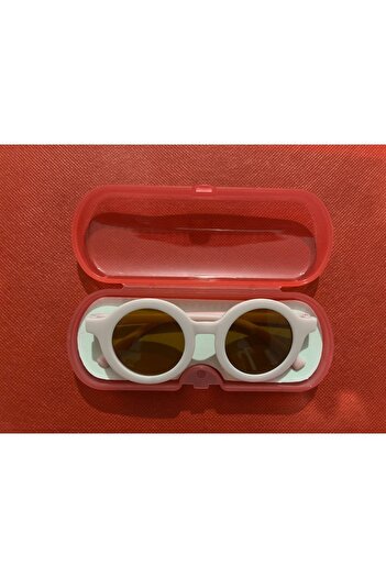 STAOOM UV 400 Protected Children's Glasses and Glasses Box Rose Gold