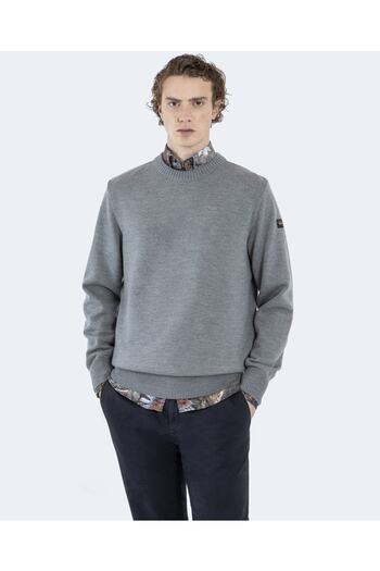 PAUL&SHARK Men's Knitted Round Neck C.wWool