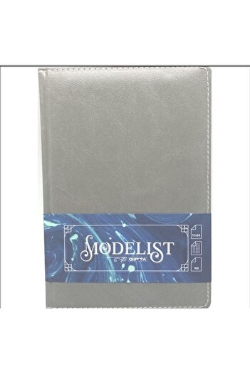 Gıpta دفتر ملاحظات بغطاء جلدي من Modelist Ip Dkş 160 Yp Square 1604 رمادي