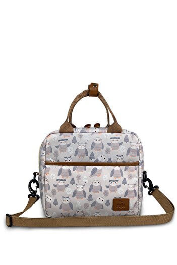 Stylo Food Bag Owl Thermal Insulated Thermal Bag Food and Meal Carrying Lunch Bag with Strap