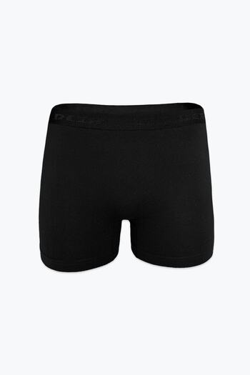Dondeza Women's Boxers Black 3 Piece Pack 5005