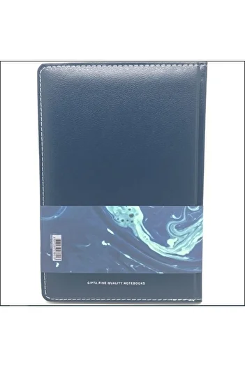 Gıpta Modelist Ip Dkş Leather Cover Notebook160 Yp Square 1604 Navy Blue
