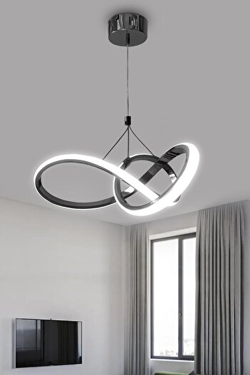 RSCOLLECTIONS Modern Sarkıt Led Avize Beyaz Işık Ledli Avize