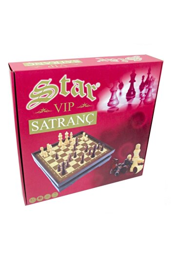Star Okey Star VIP Chess Set Mother of Pearl Large Size