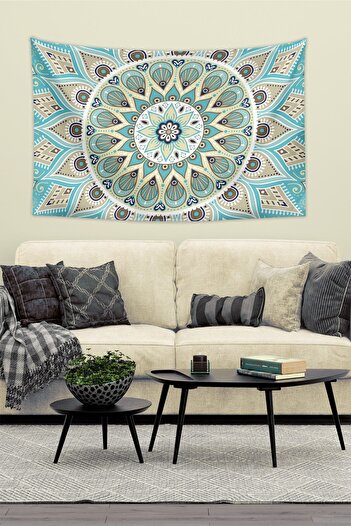Vagonik Mandala Wall Cover Rug 150 X 100 Cm