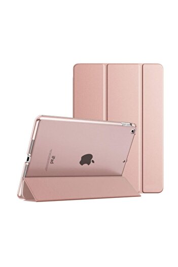 Fuchsia Rose Gold Apple Ipad 8. Nesil 2020 10.2 Inç Tablet Flip Smart Standlı Akıllı Kılıf Smart Cover