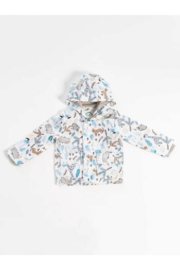 Melomio Baby Kids Seasonal Waterproof Children's Raincoat Combed Cotton Lined Snap Fasteners