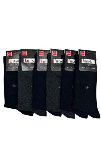 Şirin Men's Long Socks Pack of 6